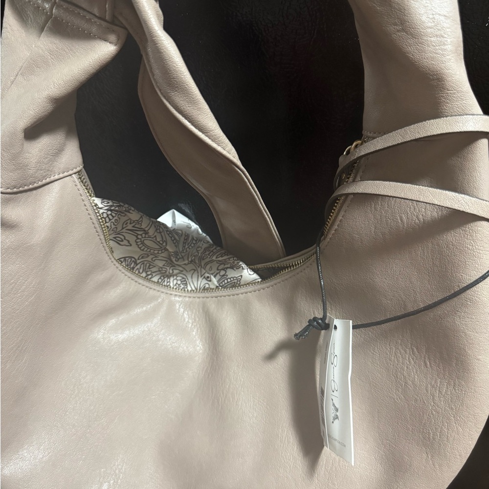 Jessica Simpson Beige Hobo Bag